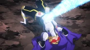 Yuga tries to sacrifice himself to Tenya.