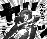 Izuku's counter attack