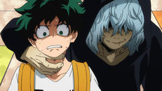 Tomura threatens Izuku