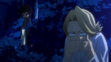 Yuga hides from Dabi