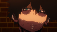 Dabi insults Tomura.