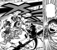 Mashirao is saved by Tenya.