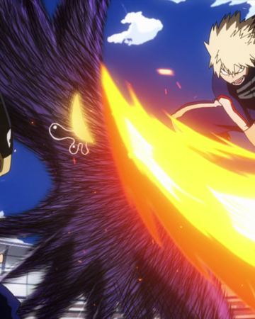 Katsuki Bakugo Vs Fumikage Tokoyami My Hero Academia Wiki Fandom
