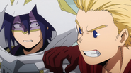 Mirio tells Tamaki to remain calm in dire situations.