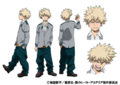 Katsuki Bakugo TV Animation Design Sheet