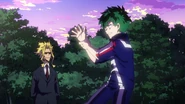 Izuku training his fingers.