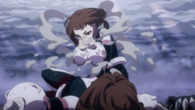 Himiko transforms into Ochaco to save her life