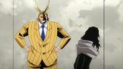 All Might and Shota Aizawa