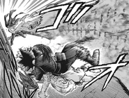 Dabi attacks Fumikage Tokoyami