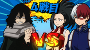 Shota matched up against Team Todoroki & Yaoyorozu.