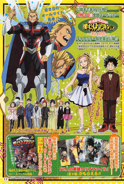 Design de personagens de My Hero Academia: Two Heroes