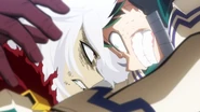 Deku vs Tomura.