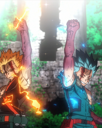 Izuku Midoriya Katsuki Bakugo Vs Nine Rematch My Hero Academia Wiki Fandom Boku no hero heroes rising amv deku bakugo vs nine skillet. izuku midoriya katsuki bakugo vs
