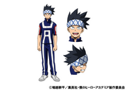 Yosetsu's colored character design for the anime.