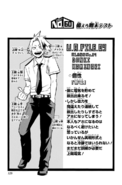 Profil de Denki dans le manga.