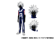 Shihai's colored character design for the anime.