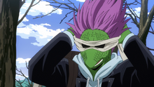 Shuichi dons his mask