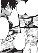 Villains listen to Tomura giving a lecture to Katsuki