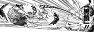 Izuku using Blackchain against Tomura.