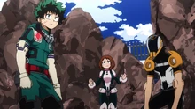 Izuku, Hanta and Ochaco