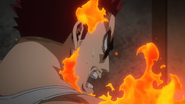 Endeavor's furious reaction to All Might's retirement.