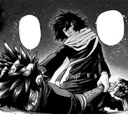 Eraser Head interrogates "Dabi".