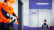 Endeavor confronts Shoto.