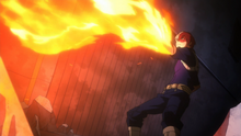 Shoto fire attack vs Stain