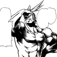 All Might in the manga.