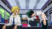 Izuku ask Toshinori to introduce him to Nighteye