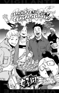 Mezo, Rikido, Mashiraro, Yuga, Minoru y Koji dibujados por Betten Court