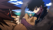 Himiko asks Dabi if he's okay.