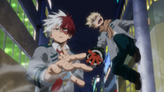 Shoto and Katsuki's debut fight.