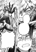 Dabi preparing to unleash Flashfire Fist