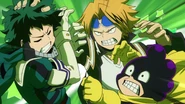 Denki and Minoru hound Izuku