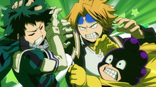 Denki and Minoru hound Izuku