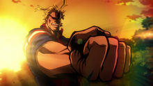 All Might fights back against fate