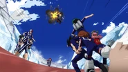 Team Midoriya prepares to face Team Todoroki and Team Bakugo.