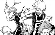 Team Monoma steals Team Bakugo's points.