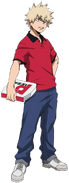 Katsuki Bakugo Pizza-La Collaboration Outfit