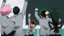 Ochaco's determination to win the Sports Festival.