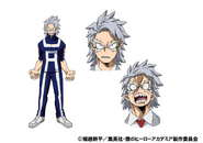 Tetsutetsu's colored character design for the anime.