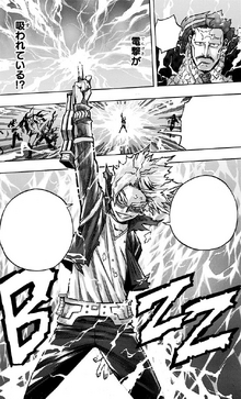 Denki absorbs all the enemy's electricity