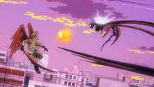 Hawks assists Endeavor in the battle