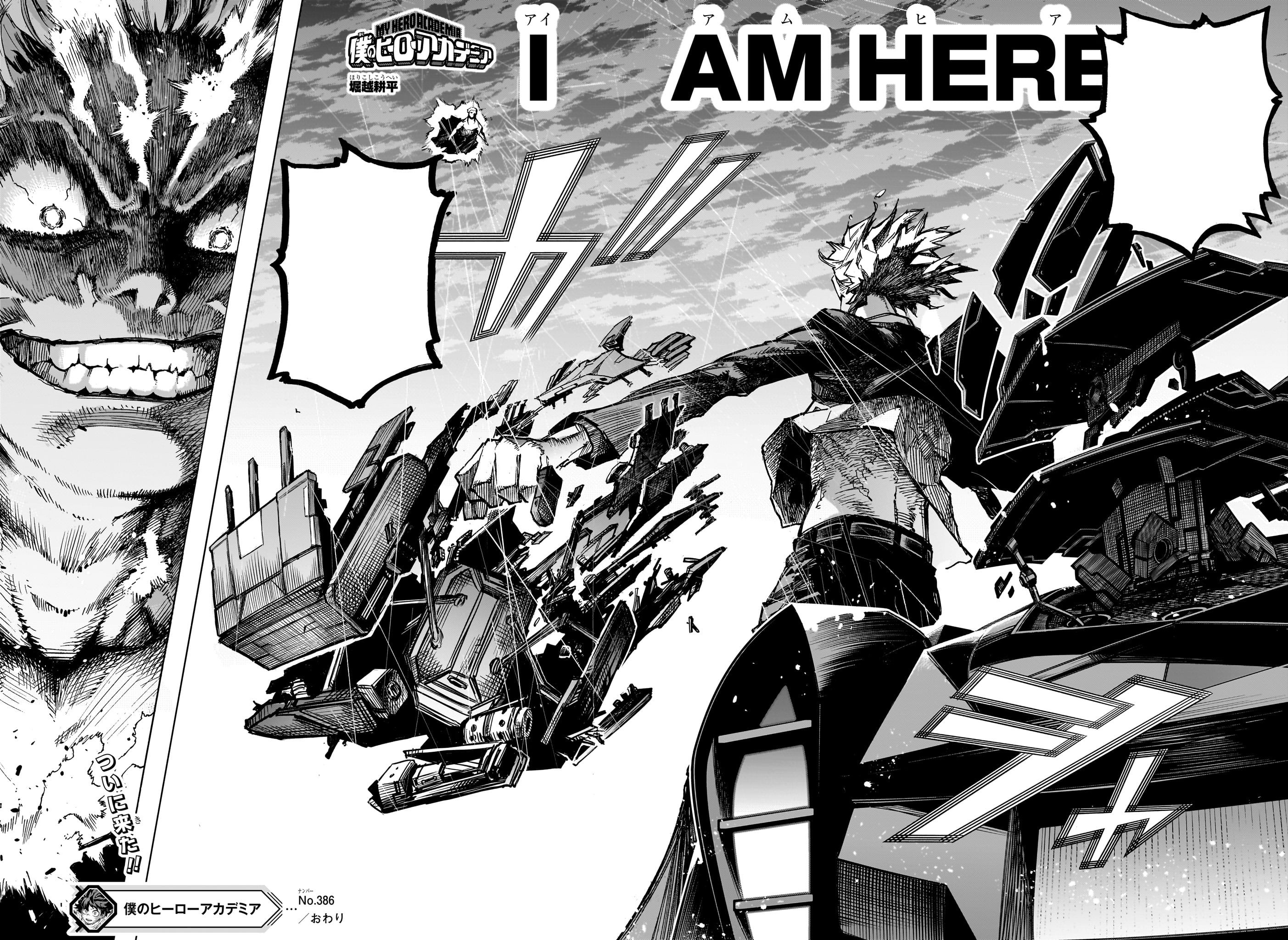 My Hero Academia chapter 408 reveals the third OFA user's name