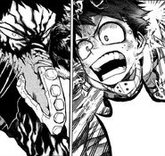 Deku tells Overhaul he's going to defy fate.