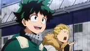 Izuku and Mashirao are surprised to see Hitoshi again