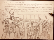 Horikoshi thanking fans who attended SDCC 2018.