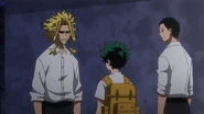 All Might checks up on Izuku