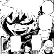 Katsuki declares to his team that he'll score a perfect victory.